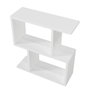 Hanah Home Mesa Auxiliar Karinus White, Estilo Escandinavo, Tablero Melamina, 18mm, 50x55.4x17.5cm, Blanco